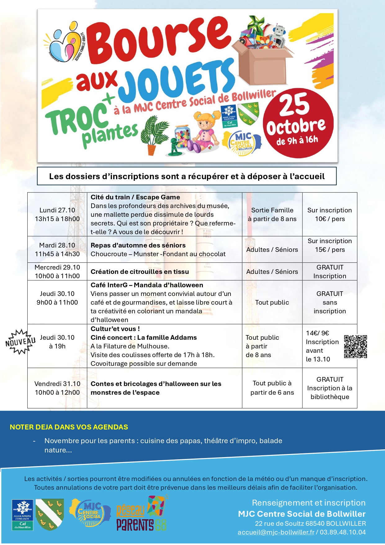 Programme Famille Octobre