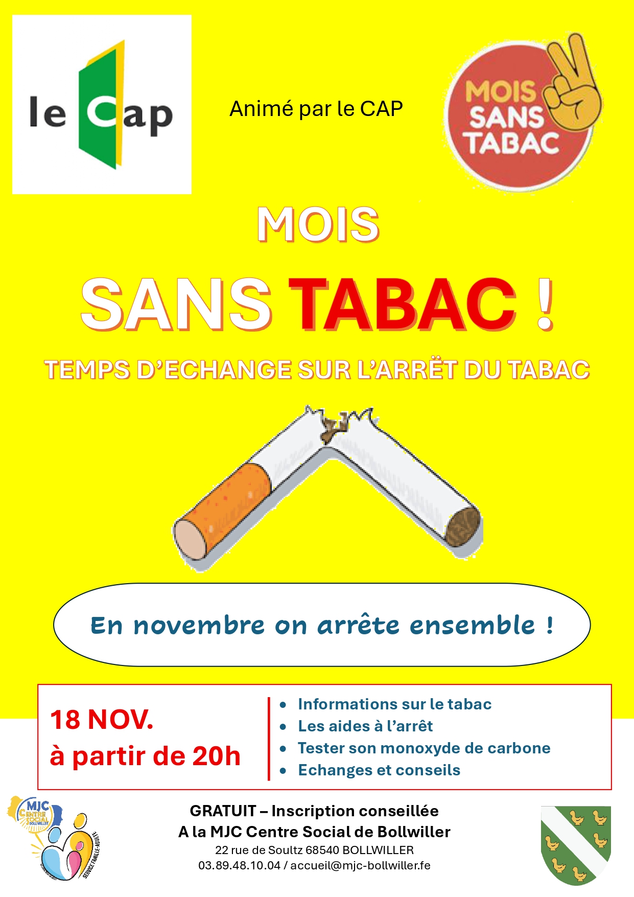 Mois sans TABAC!